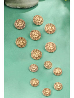Cosa Nostraa - Lotus Bead Buttons (Pack of 13)