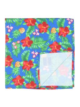 PELUCHE - Floral And Leafy Designed Pocket Square For Men Multi-Color
