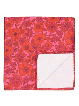 PELUCHE - Beautiful Floral Pocket Square For Men Pink