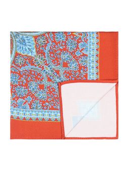 PELUCHE - Beautiful Floral Pocket Square For Men Red