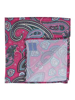 PELUCHE - Beautiful Floral Pocket Square For Men Pink