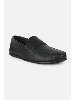 Louis Philippe - Men Black Slip On Loafers
