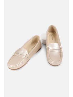 Van Heusen - Women Gold Slip-On Loafers
