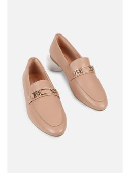 Van Heusen - Women Beige Slip-On Loafers