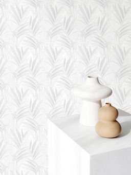 Excel - Wallpaper Eco Chic In White Textured Granules