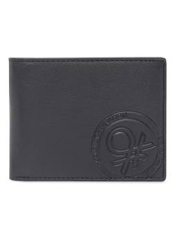 United Colors of Benetton - Men Serrat Passcase Wallet - Black