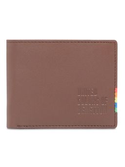 United Colors of Benetton - Men Kinman Slim Fold Wallet - Tan