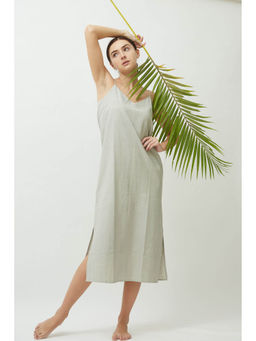 Saltpetre - Blue Straight Fit Slip Dress