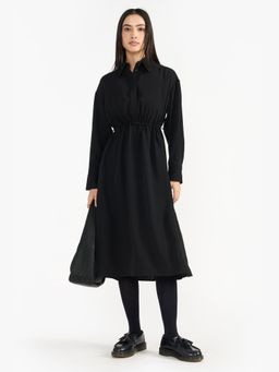 Perona - Juniper Black A Line Dress
