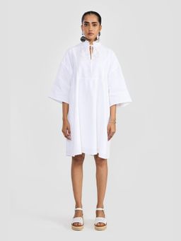 Perona - Elizabeth White A Line Dress