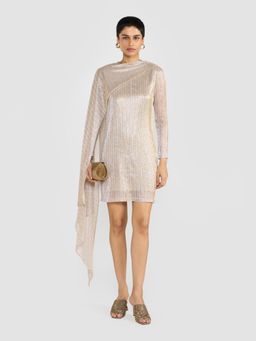 Perona - Haruka Beige Bodycon Dress