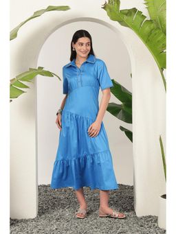 APARA - Evara Dress Cobalt Blue