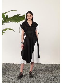 APARA - Luna Dual Black A Line Dress