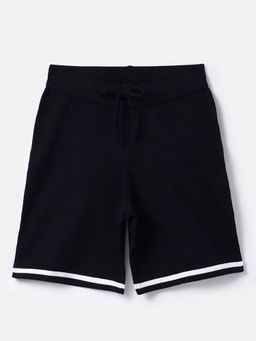 United Colors of Benetton - Boys Blue Regular Fit Solid Shorts