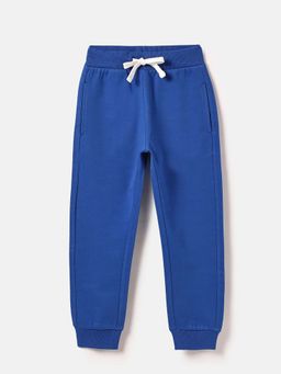 United Colors of Benetton - Boys Blue Regular Fit Printed Joggers