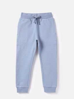 United Colors of Benetton - Boys Blue Regular Fit Typography Joggers