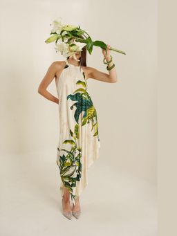 Blanche by Rashika - Women Beige Island Oasis Dress
