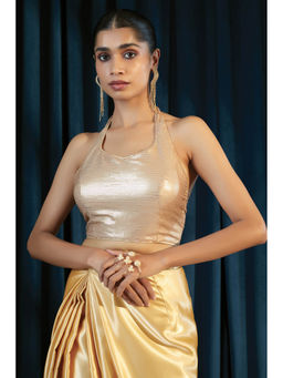 Soch - Beige Georgette Blouse with Sequins