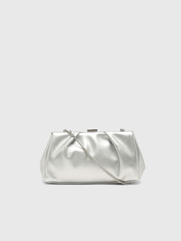CARPISA ITALIA - CARPISA Mambo Women Clutch With Detachable Strap - Silver (S)