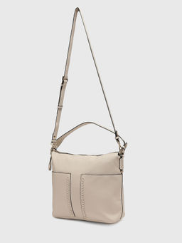 CARPISA ITALIA - CARPISA Yukon Women Sack Handbag With Detachable Strap - Cream (L)