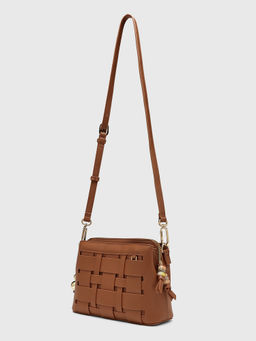 CARPISA ITALIA - CARPISA Anturio Women Crossbody Sling Bag With Detachable Strap - Brown (S)