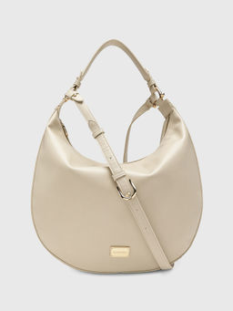 CARPISA ITALIA - CARPISA Marie Women Sack Handbag With Detachable Strap - Cream (L)