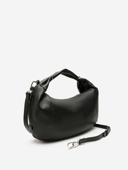 CARPISA ITALIA - Tulipano V2 Women Handbag With Detachable Strap - Black (L)