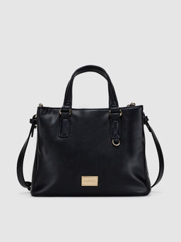 CARPISA ITALIA - Black Marie Women Handbag with Belt (S)