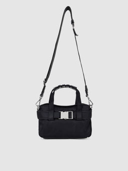 CARPISA ITALIA - Black Stefi Women Mini Handbag with Belt (S)