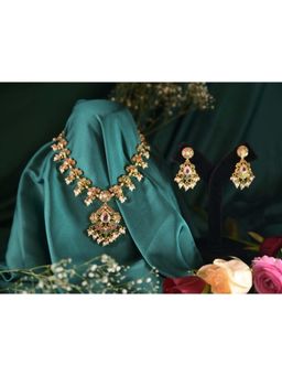 Swan Jewels - Aravalli Grace Multi-Color Stones Jewellery Set