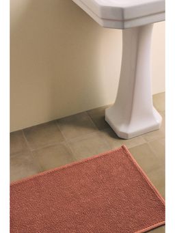 H&M - Orange Cotton Bath Mat