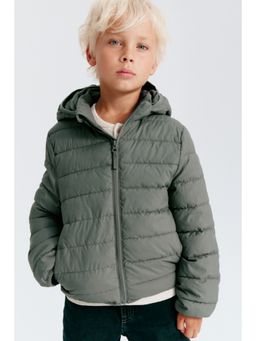 H&M - Boys Green Water-Repellent Puffer Jacket