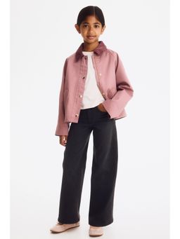 H&M - Girls Black Superstretch Wide Leg Jeans