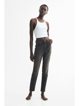H&M - Women Grey Skinny High Waist Jeans