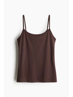 H&M - Women Brown Microfibre Strappy Top