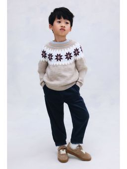 H&M - Boys Blue Cotton Corduroy Trousers