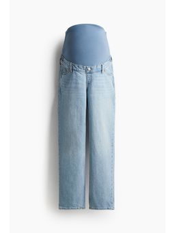 H&M - Women Blue Mama Straight Ankle Jeans