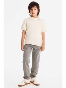 H&M - Boys Grey Cotton Denim Jeans