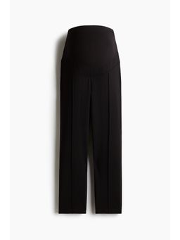 H&M - Women Black Mama Crease-Leg Trousers