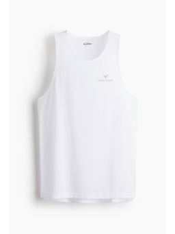 H&M - MOVE Regular Fit Sports Vest Top With Dry move White