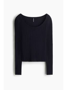 H&M - Women Blue Cable-Knit Jumper