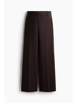H&M - Women Brown MAMA Wide Tailored Trousers