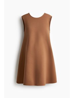H&M - Women Beige MAMA Scuba Dress