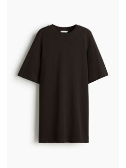 H&M - Women Brown Cotton T-Shirt Dress