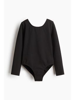 H&M MOVE - Girls Black Sports Leotard With Drymove
