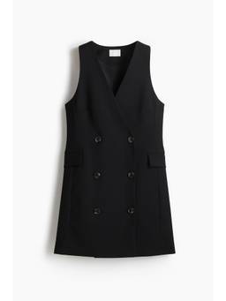 H&M - Women Black Waistcoat Dress