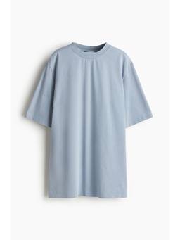 H&M - Women Blue Washed-Look T-Shirt