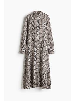H&M - Women Grey Long Shirt Dress