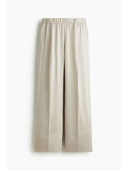 H&M - Women Beige Pull-On Trousers