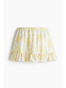 H&M - Women White Frill-Trimmed Skirt